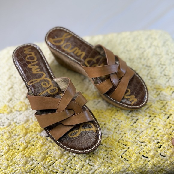 Sam Edelman Women's Sandals 8.5 Beach Ready Ocean Gal, Comfort Stylish, Granola - Picture 4 of 16